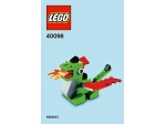 LEGO® LEGO Brand Store Monthly Mini Model Build May 2014 - Dragon 40098 released in 2014 - Image: 1