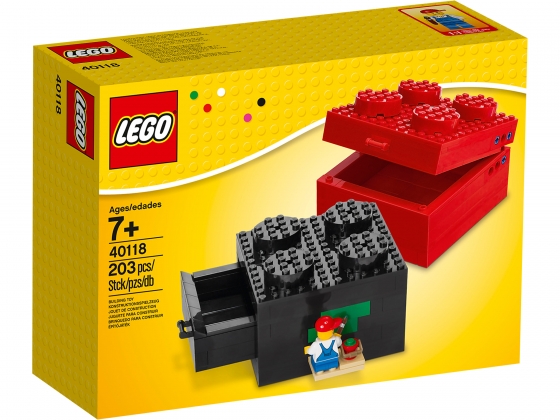 LEGO® LEGO Brand Store Buildable Brick Box 2x2 40118 released in 2014 - Image: 1