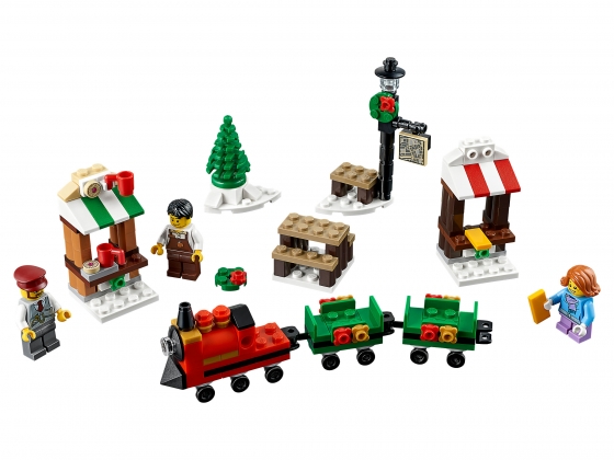 LEGO® Seasonal LEGO® Fahrt mit dem Weihnachtszug 40262 erschienen in 2017 - Bild: 1