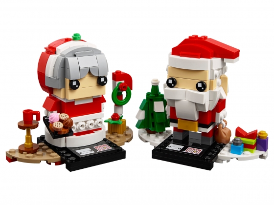 LEGO® BrickHeadz Herr und Frau Weihnachtsmann 40274 erschienen in 2018 - Bild: 1