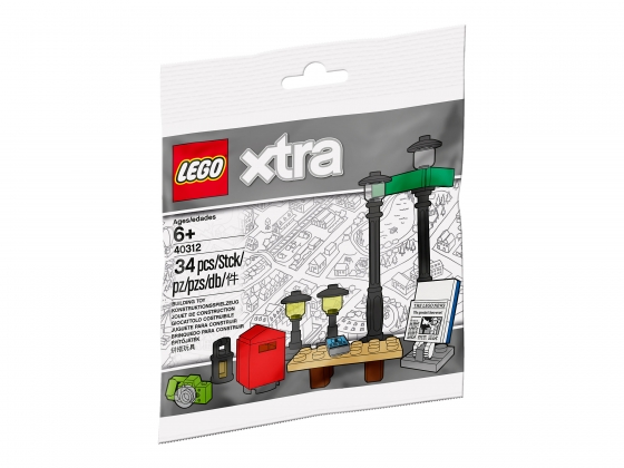 LEGO® Classic Streetlamps 40312 released in 2018 - Image: 1