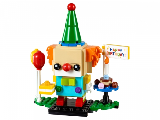 LEGO® BrickHeadz Birthday Clown 40348 released in 2019 - Image: 1