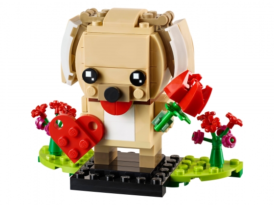 LEGO® BrickHeadz Valentine's Puppy 40349 released in 2019 - Image: 1