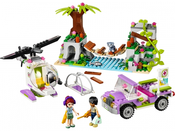 LEGO® Friends Rettung auf der Dschungelbrücke 41036 erschienen in 2014 - Bild: 1