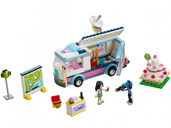 LEGO® Friends Heartlake News Van 41056 released in 2014 - Image: 1