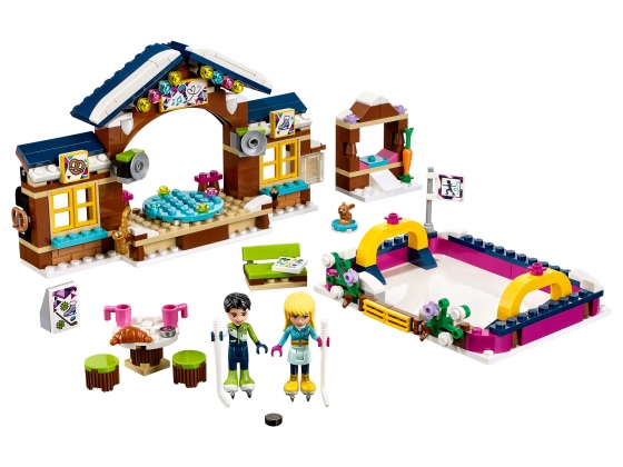 LEGO® Friends Snow Resort Ice Rink 41322 released in 2017 - Image: 1