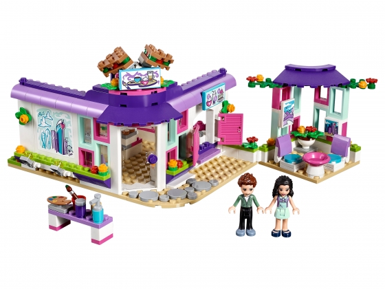 LEGO® Friends Emma's Art Café 41336 released in 2017 - Image: 1