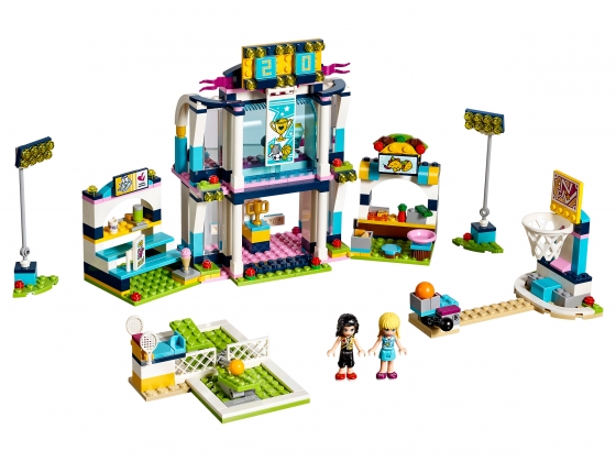 LEGO® Friends Stephanie's Sports Arena 41338 released in 2017 - Image: 1