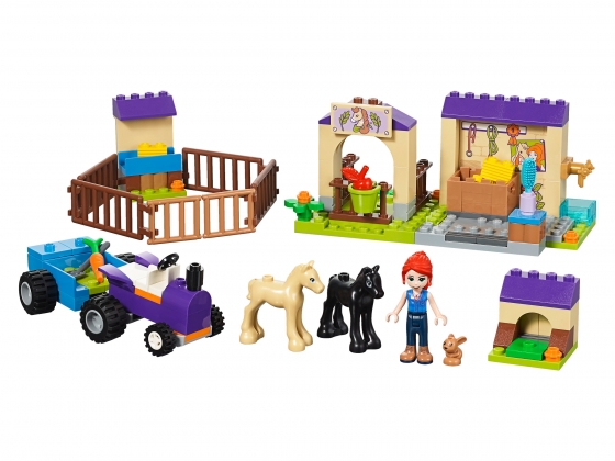 LEGO® Friends Mia's Foal Stable 41361 released in 2018 - Image: 1