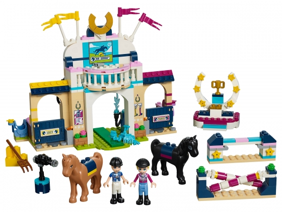 LEGO® Friends Stephanie's Horse Jumping 41367 released in 2018 - Image: 1