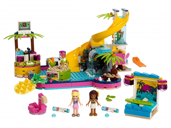LEGO® Friends Andrea's Pool Party 41374 released in 2019 - Image: 1