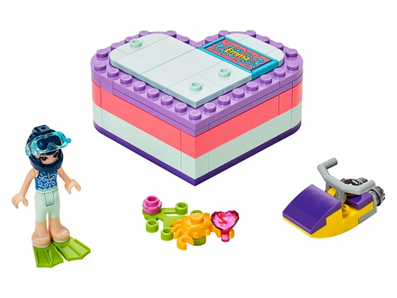 LEGO® Friends Emma's Summer Heart Box 41385 released in 2019 - Image: 1