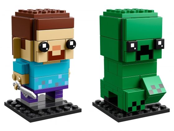 LEGO® BrickHeadz Steve & Creeper™ 41612 released in 2018 - Image: 1