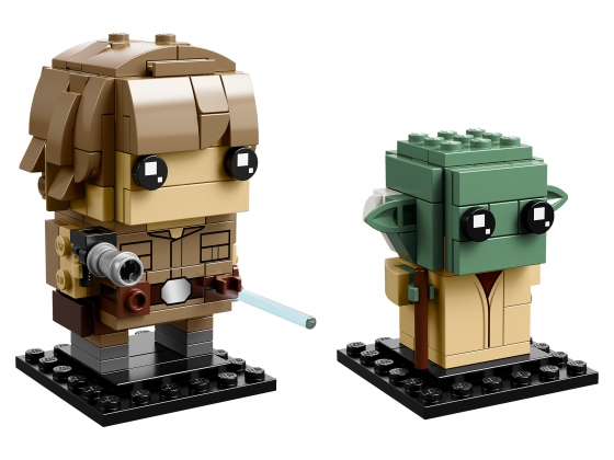 LEGO® BrickHeadz Luke Skywalker™ und Yoda™ 41627 erschienen in 2018 - Bild: 1
