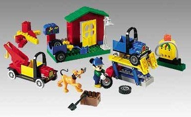 LEGO® Disney Mickey's Car Garage 4166 released in 2000 - Image: 1