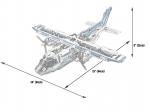 LEGO® Technic Frachtflugzeug 42025 erschienen in 2014 - Bild: 3