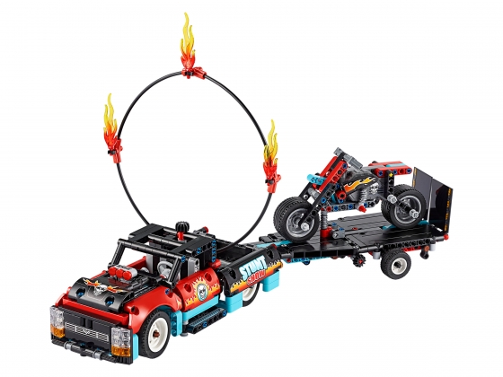 LEGO® Technic Stunt Show Truck & Bike 42106 released in 2019 - Image: 1