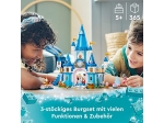 LEGO® Disney Cinderella and Prince Charming's Castle 43206 released in 2022 - Image: 2
