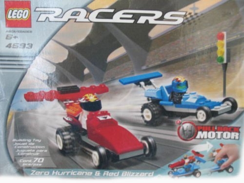 LEGO® Racers Zero Hurricane & Red Blizzard 4593 released in 2002 - Image: 1