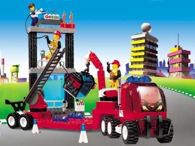 LEGO® 4 Juniors Fire Attack Team 4609 released in 2001 - Image: 1