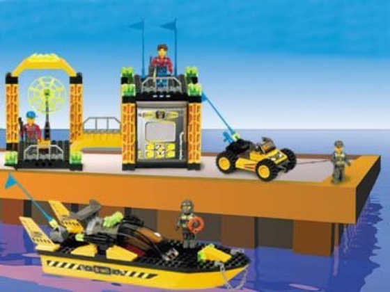 LEGO® 4 Juniors Aqua Res-Q Super Station 4610 released in 2001 - Image: 1