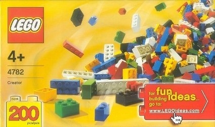 LEGO® Creator Creator 200 Piece Box of Bricks - Individual Retail Version 4782 released in 2005 - Image: 1