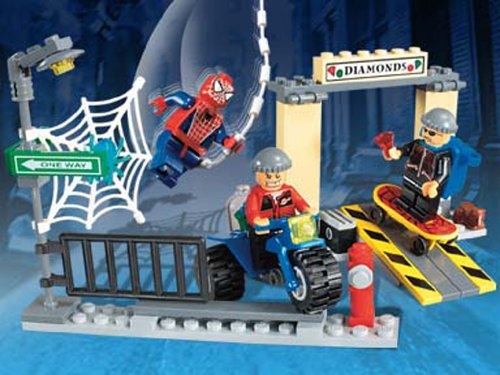 LEGO® Marvel Super Heroes Spider-Man's Street Chase 4853 released in 2004 - Image: 1