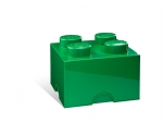 LEGO® Gear Grüner LEGO® Aufbewahrungsstein mit 4 Noppen 5001384 erschienen in 2012 - Bild: 1