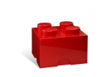 LEGO® Gear Roter LEGO® Aufbewahrungsstein mit 4 Noppen 5001385 erschienen in 2012 - Bild: 1