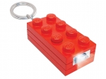 LEGO® Gear 2x4 LEGO® Brick key chain with light (red) 5002471 released in 2013 - Image: 1
