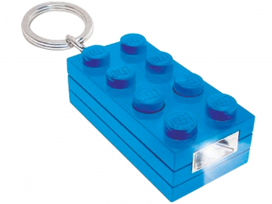 LEGO® Gear 2x4 LEGO® Stein-Schlüsselanhänger mit Licht (Blau) 5002805 erschienen in 2013 - Bild: 1