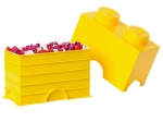 LEGO® Gear Gelber LEGO® Aufbewahrungsstein mit 2 Noppen 5003570 erschienen in 2014 - Bild: 2