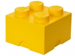 LEGO® Gear Gelber LEGO® Aufbewahrungsstein mit 4 Noppen 5003576 erschienen in 2014 - Bild: 1
