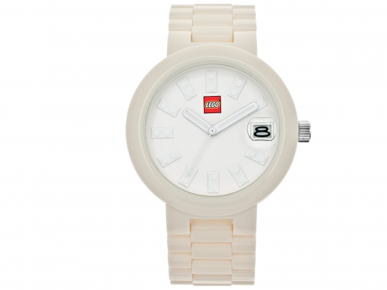 LEGO® Gear LEGO® Stein Weiß Armbanduhr für Erwachsene 5004119 erschienen in 2014 - Bild: 1