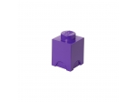 LEGO® Gear Mittel Lila LEGO® Friends Aufbewahrungsstein mit 1 Noppe 5004274 erschienen in 2014 - Bild: 1