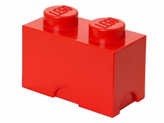 LEGO® Gear Roter LEGO® Aufbewahrungsstein mit 2 Noppen 5004279 erschienen in 2015 - Bild: 1
