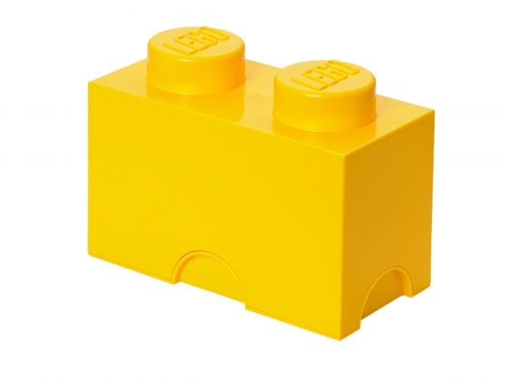 LEGO® Gear Gelber LEGO® Aufbewahrungs-Stein mit 2 Noppen 5004891 erschienen in 2015 - Bild: 1