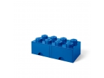 LEGO® Gear LEGO® 8-stud Bright Blue Storage Brick Drawer 5005399 released in 2017 - Image: 1