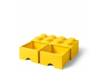 LEGO® Gear LEGO® 8-stud Bright Yellow Storage Brick Drawer 5005400 released in 2017 - Image: 2