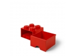 LEGO® Gear LEGO® 4-stud Bright Red Storage Brick Drawer 5005402 released in 2017 - Image: 2