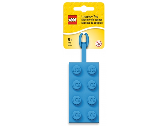 LEGO® Gear 2x4 Blue Luggage Tag 5005543 released in 2018 - Image: 1