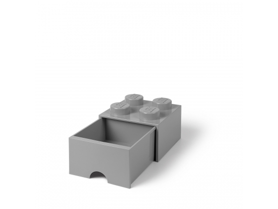LEGO® Gear LEGO® 4-Stud Medium Stone Gray Storage Brick Drawer 5005713 released in 2019 - Image: 1