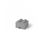 LEGO® Gear LEGO® 4-Stud Medium Stone Gray Storage Brick Drawer 5005713 released in 2019 - Image: 2