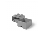 LEGO® Gear LEGO® 4-Stud Medium Stone Gray Storage Brick Drawer 5005713 released in 2019 - Image: 3