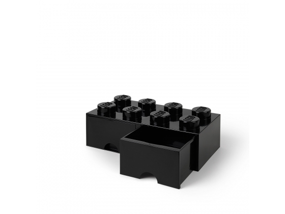 LEGO® Gear LEGO® 8-Noppen Schwarze Aufbewahrungs-Schublade 5005718 erschienen in 2019 - Bild: 1