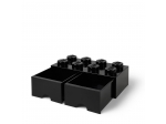LEGO® Gear LEGO® 8-Noppen Schwarze Aufbewahrungs-Schublade 5005718 erschienen in 2019 - Bild: 2