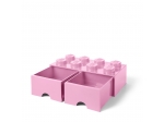 LEGO® Gear LEGO® 8-Noppen hell Lila Aufbewahrungs-Schublade 5005719 erschienen in 2019 - Bild: 2