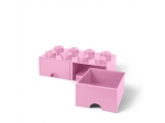 LEGO® Gear LEGO® 8-Noppen hell Lila Aufbewahrungs-Schublade 5005719 erschienen in 2019 - Bild: 4