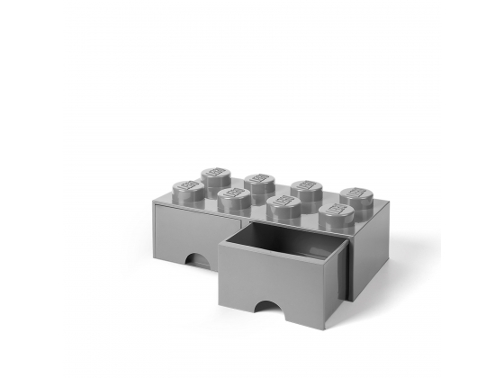 LEGO® Gear LEGO® 8-Stud Medium Stone Gray Storage Brick Drawer 5005720 released in 2019 - Image: 1