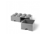LEGO® Gear LEGO® 8-Stud Medium Stone Gray Storage Brick Drawer 5005720 released in 2019 - Image: 4